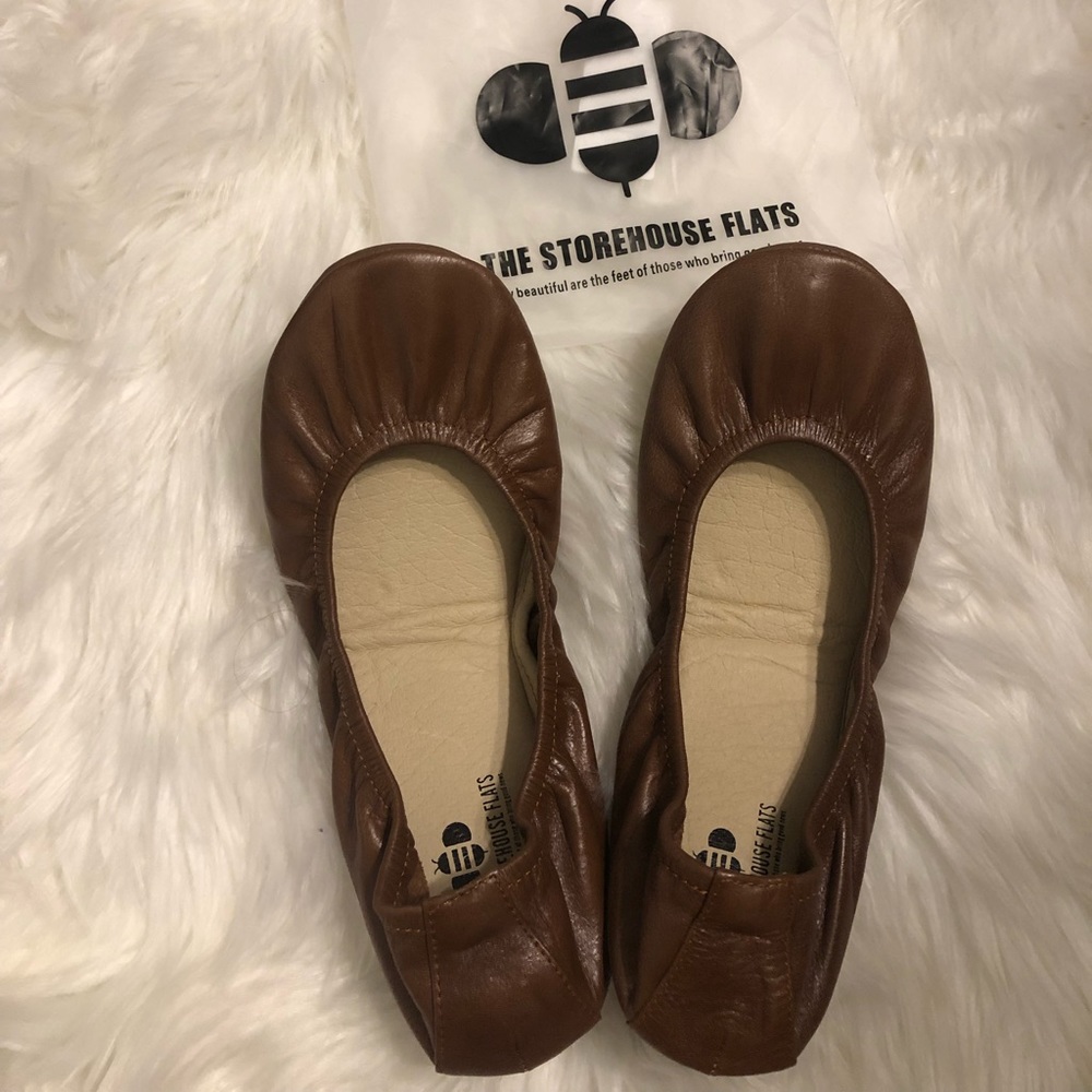 NWOT Storehouse Flats Saddlebrown